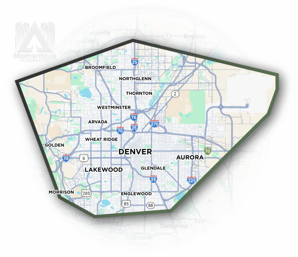 Service area map of Greater Denver